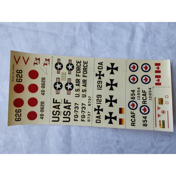 Vintage Hasegawa model kit 1:72 Lockheed F-104J Starfighter airplane 1970s Japan - Picture 5 of 10